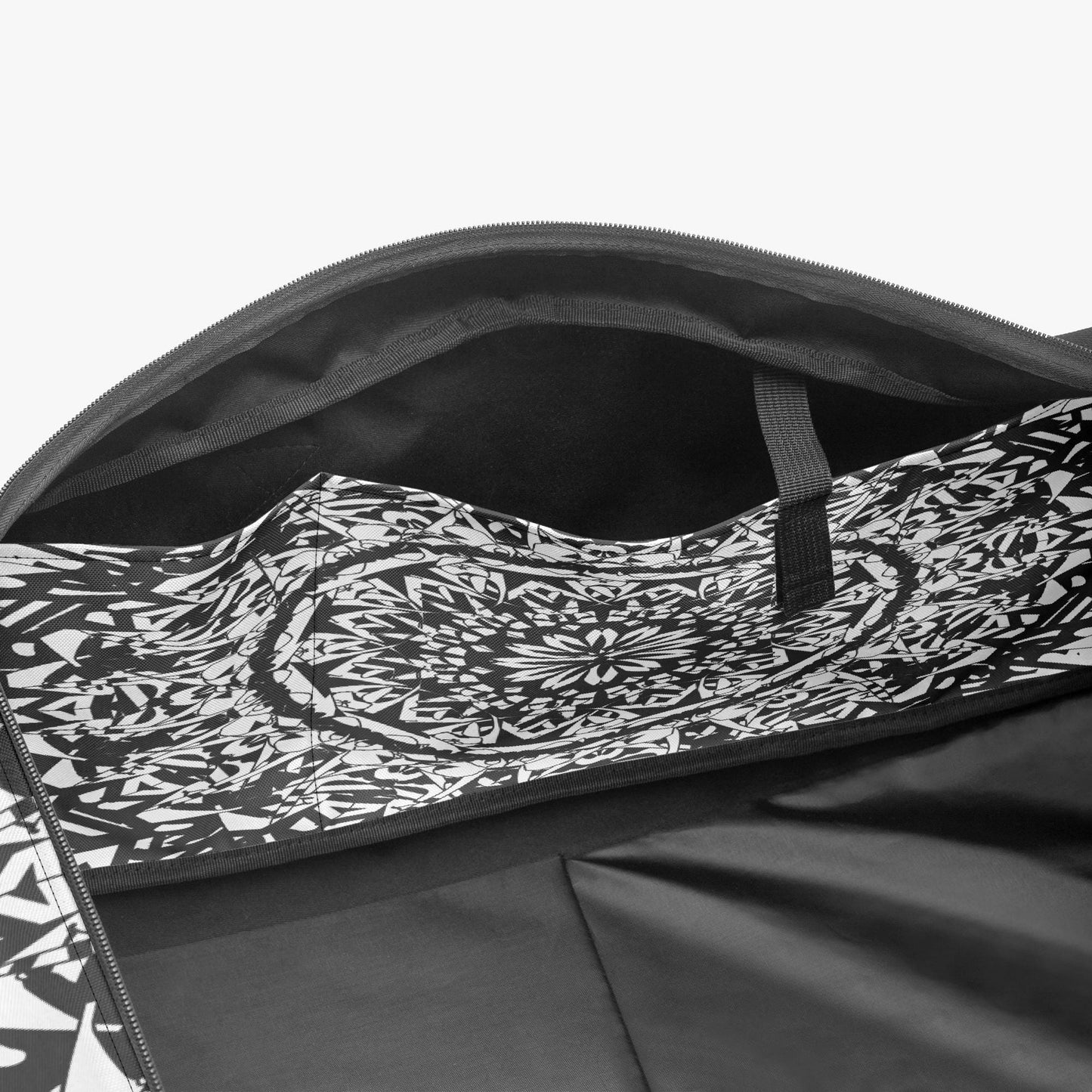 Flower BloomIn Black Duffel Bag