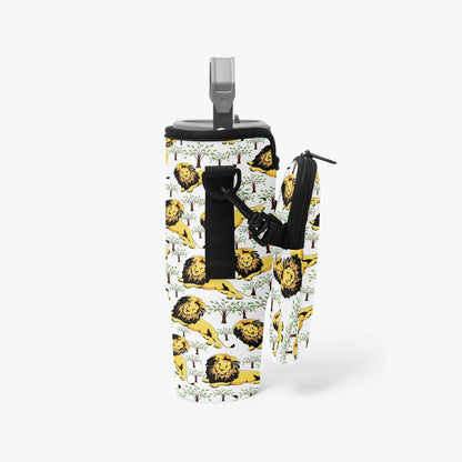 Chill Lion Tumbler Sleeve with Phone Holder