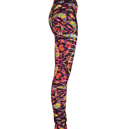 Tribal Fest All-Over Print Women's Ripped Leggings