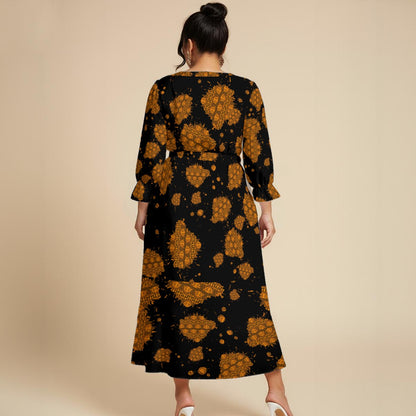 Rock Meteors All-Over Print Women’s Maxi Dress|Plus Size