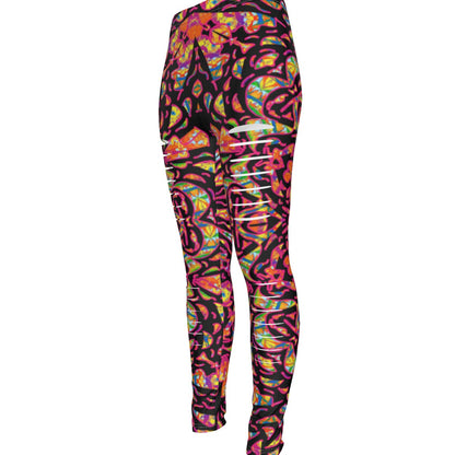 Tribal Fest All-Over Print Women's Ripped Leggings