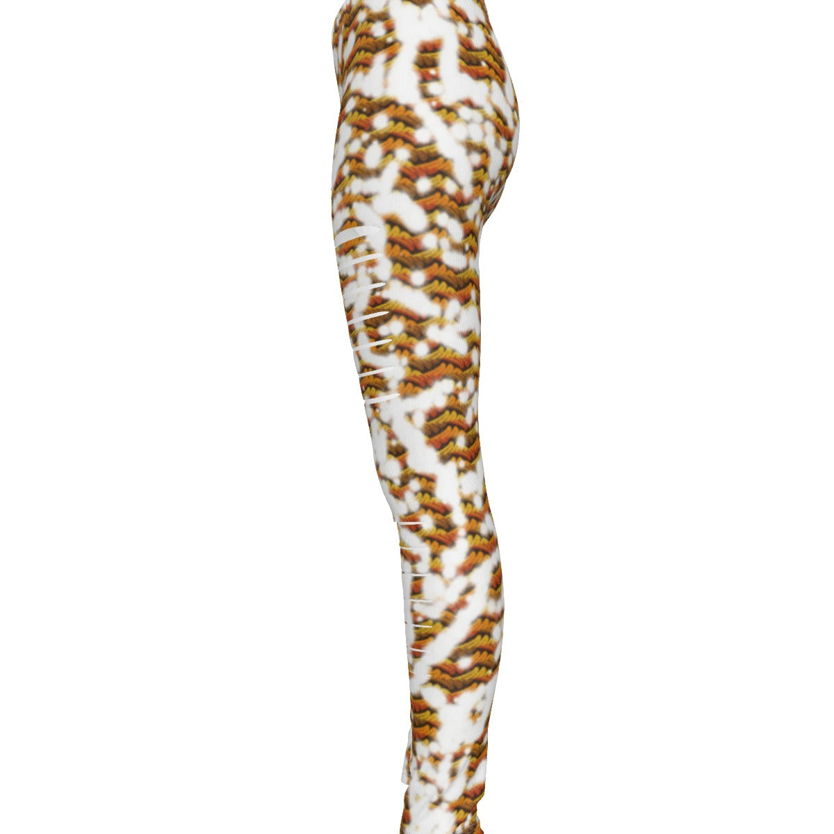 Frosty All-Over Print Women's Ripped Leggings