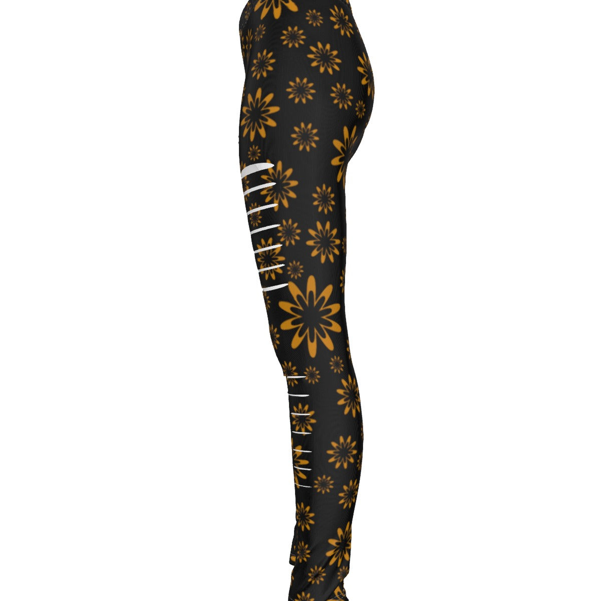 Flower Boomtelyah All-Over Print Women's Ripped Leggings