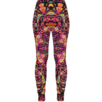 Tribal Fest All-Over Print Women's Ripped Leggings