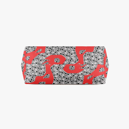 Skulls In Red Shoulder Tote Bag