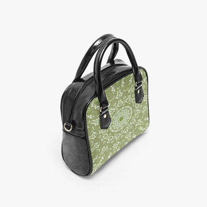 Green Sensation Casual Leather Saddle Bag