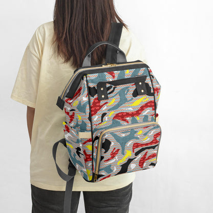 Vibrant Maze Baby Momaz Diaper Backpack