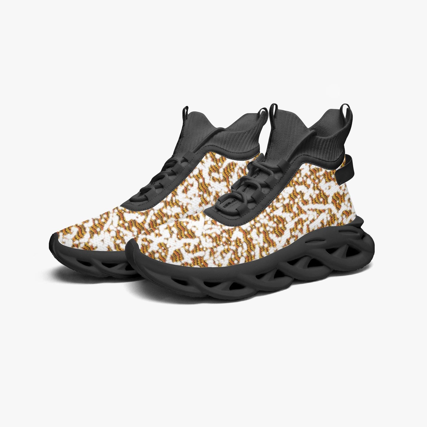 Frosty High-top Bounce Mesh Knit Sneakers