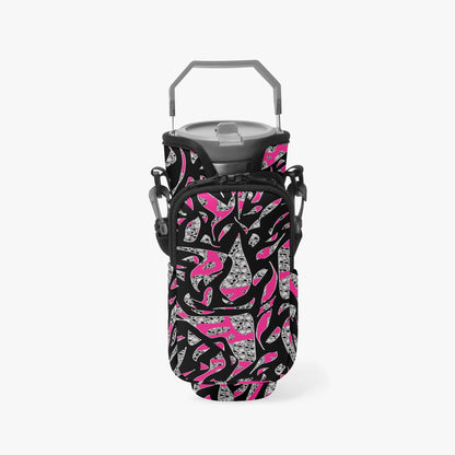 Skullfeti Tumbler Sleeve with Phone Holder