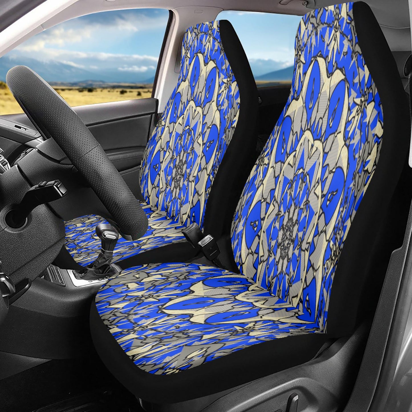 Blue Breeze Microfiber Car Seat Covers - 3Pcs