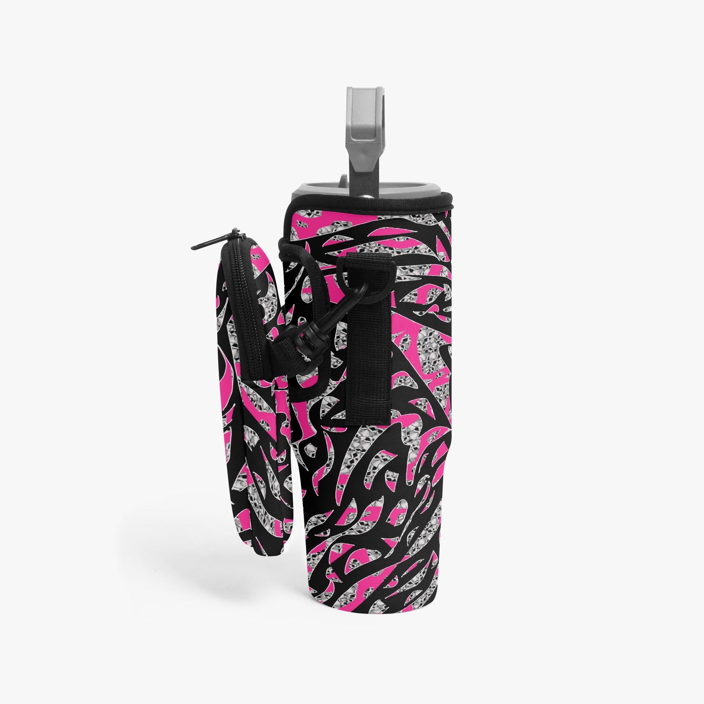 Skullfeti Tumbler Sleeve with Phone Holder