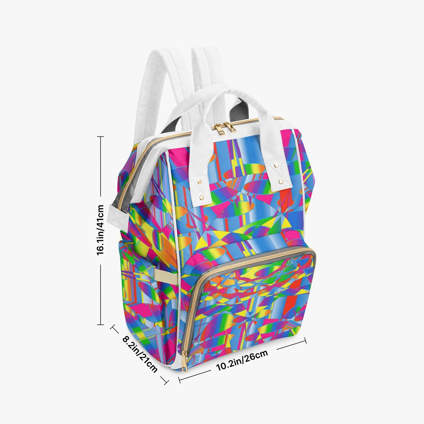 Dancing Colors Diaper Backpack