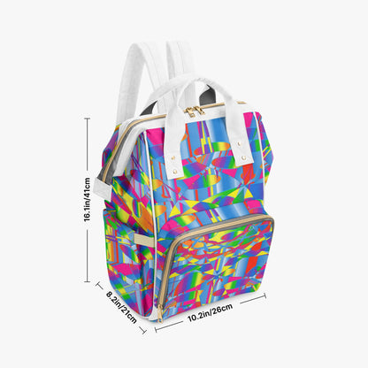 Dancing Colors Diaper Backpack