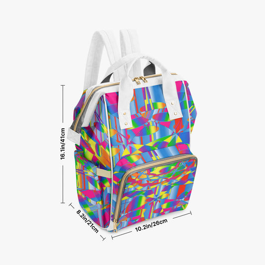 Dancing Colors Diaper Backpack