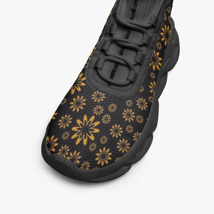 Flower Boomtelyah High-top Bounce Mesh Knit Sneakers