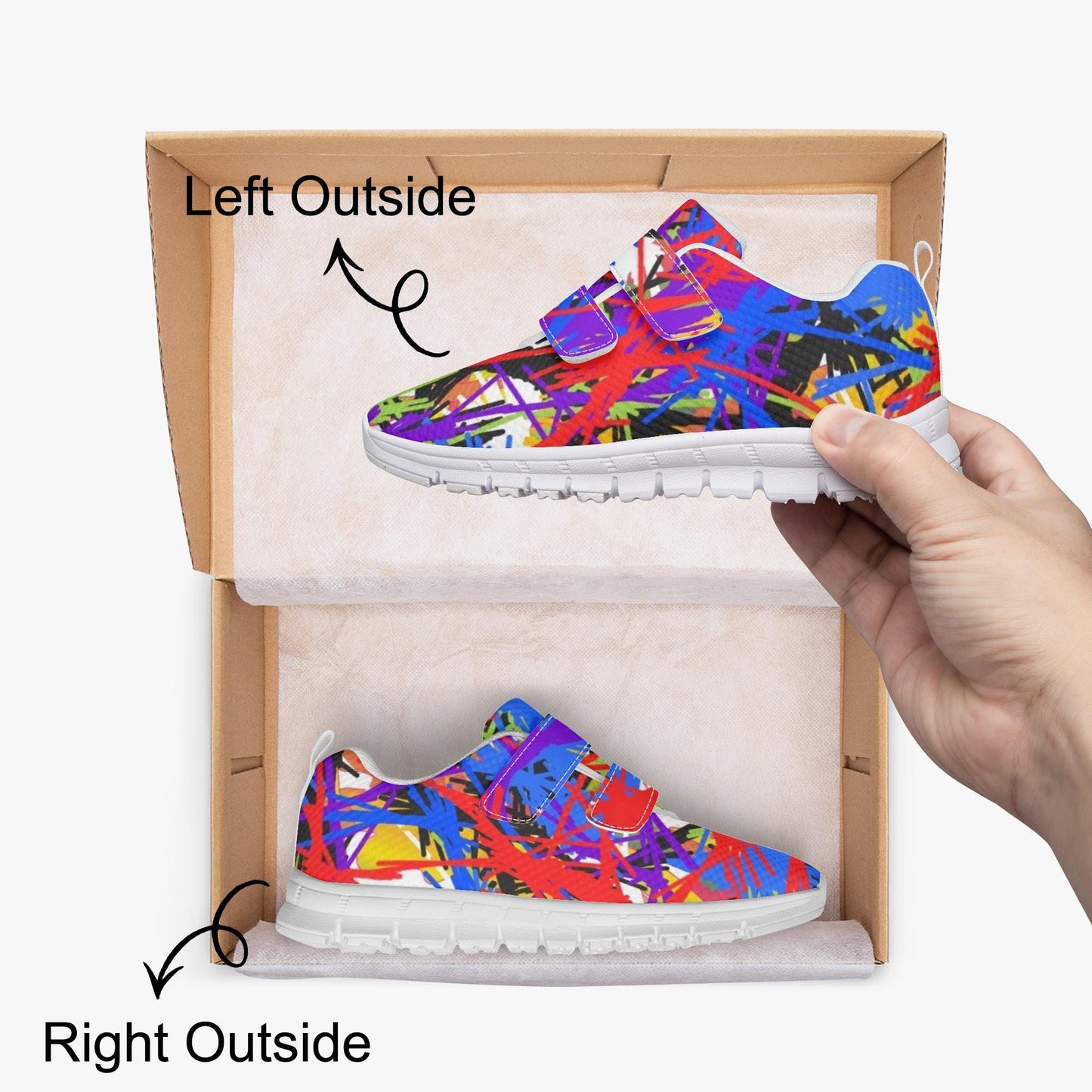 Splash Out Kids Lightweight Velcro Sneaker