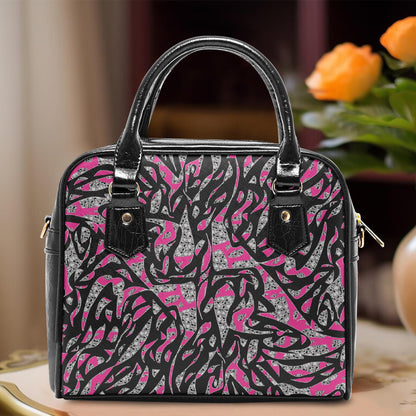 Skullfetti Casual Leather Saddle Bag