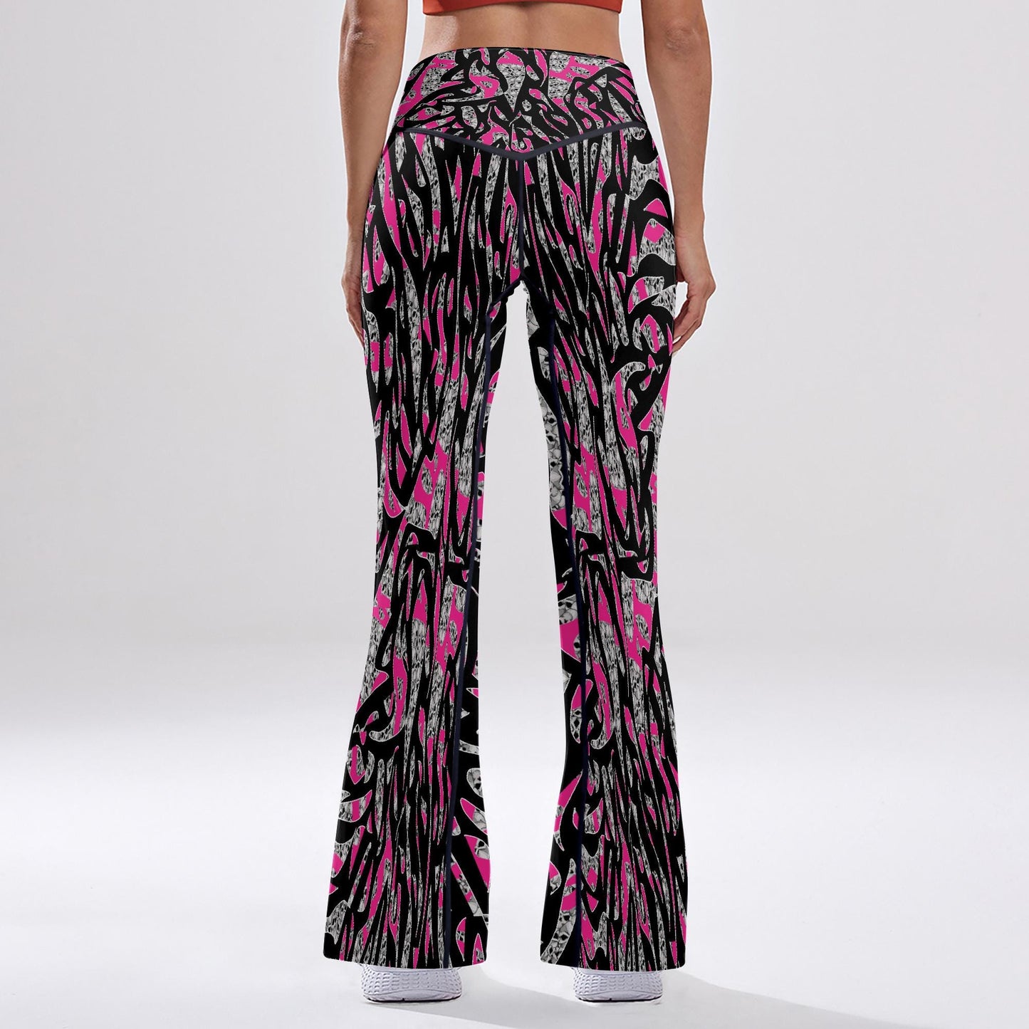 Skullfetti High-rise Bell-bottoms Yoga Pants