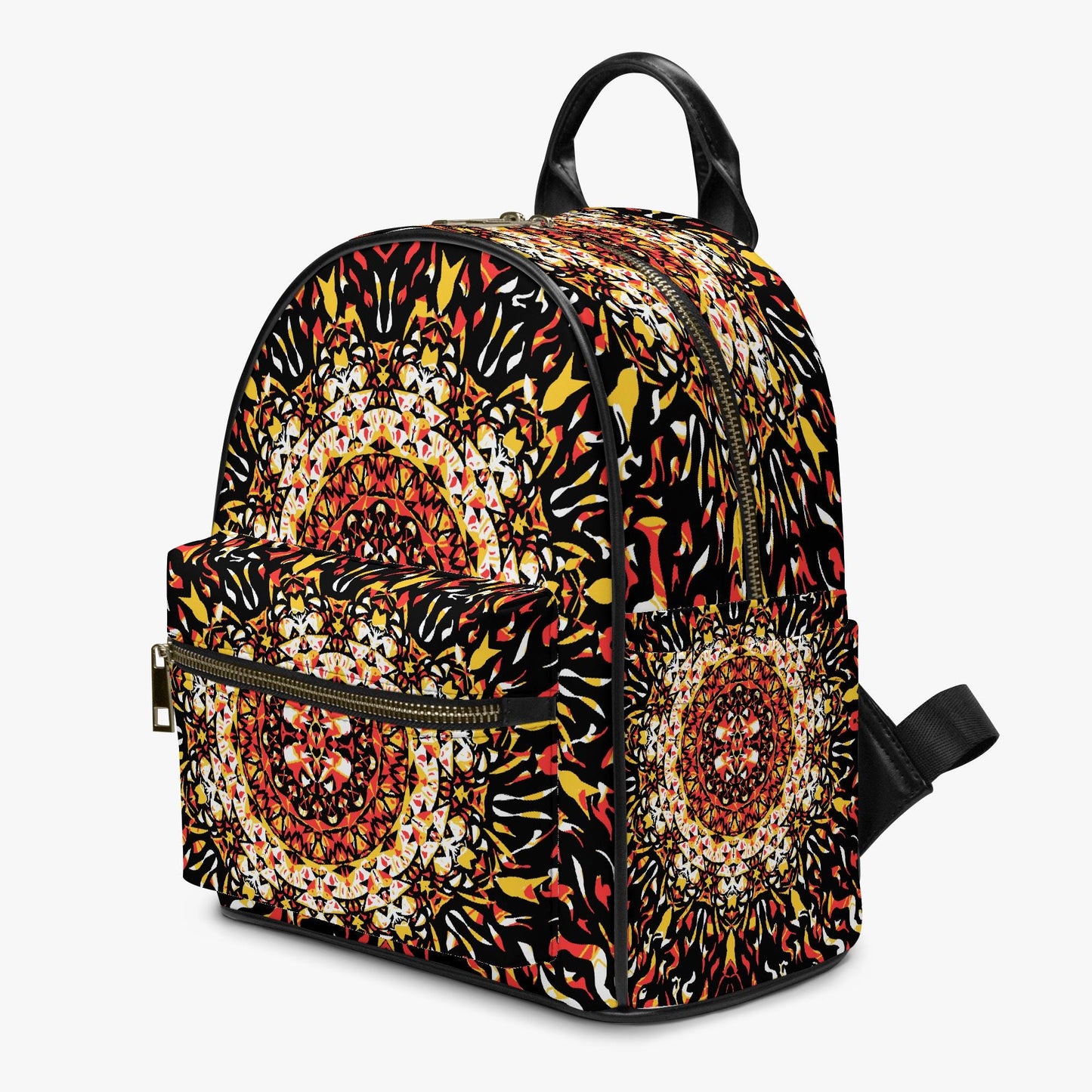 Grace Blossom All Over Printed PU Backpack