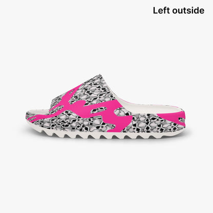 Skulls In Pink AOP Slides