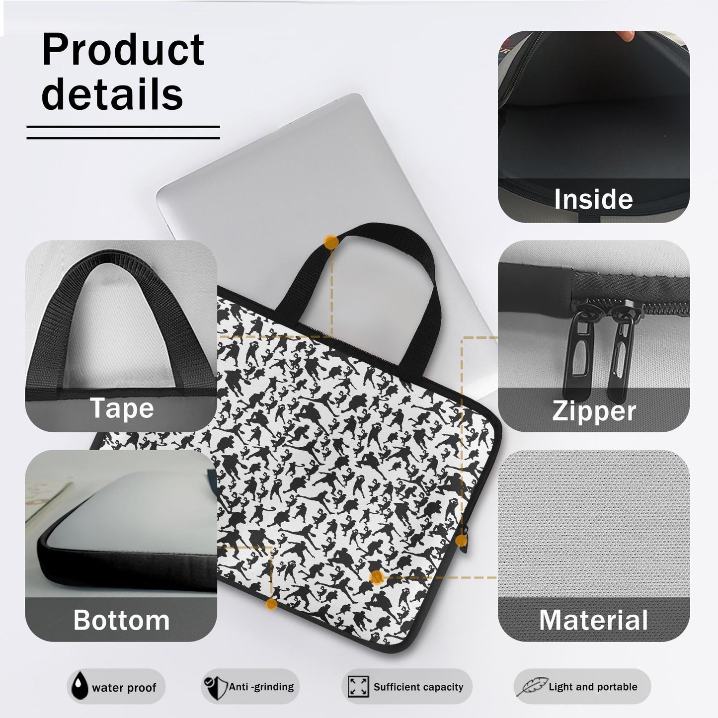 B-Ball Moves Laptop Sleeve