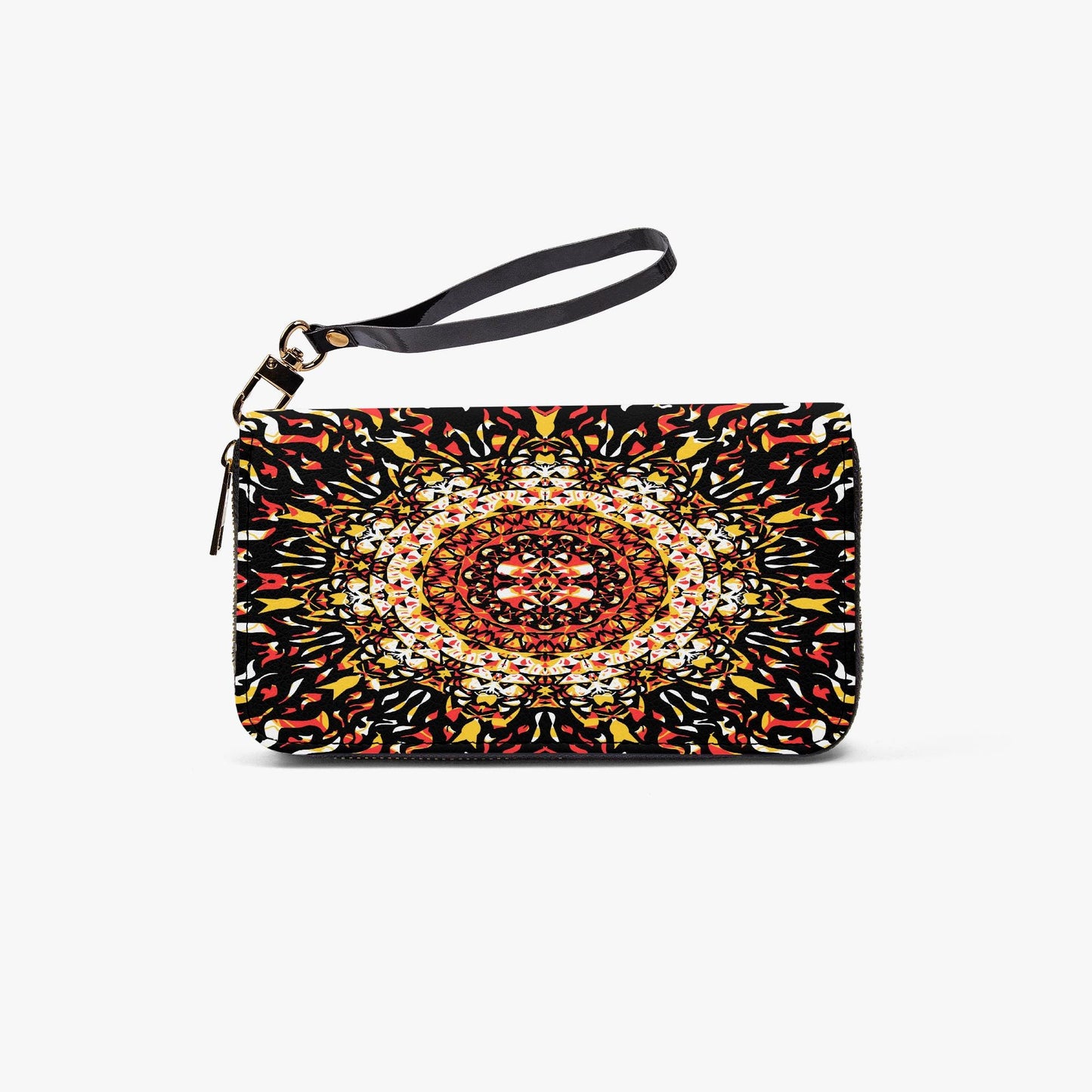 Grace Blossom Long Wallet with Wrist Strap