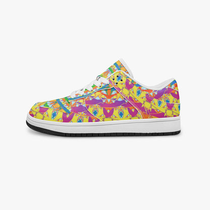 Heavenly Stylish Low-Top Leather Sneakers