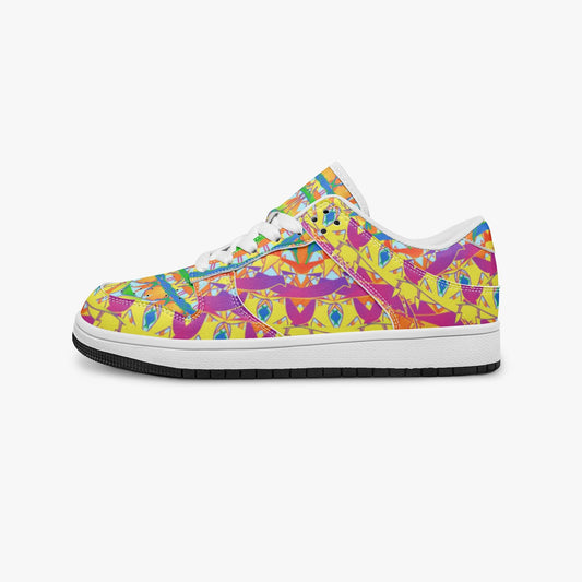 Heavenly Stylish Low-Top Leather Sneakers