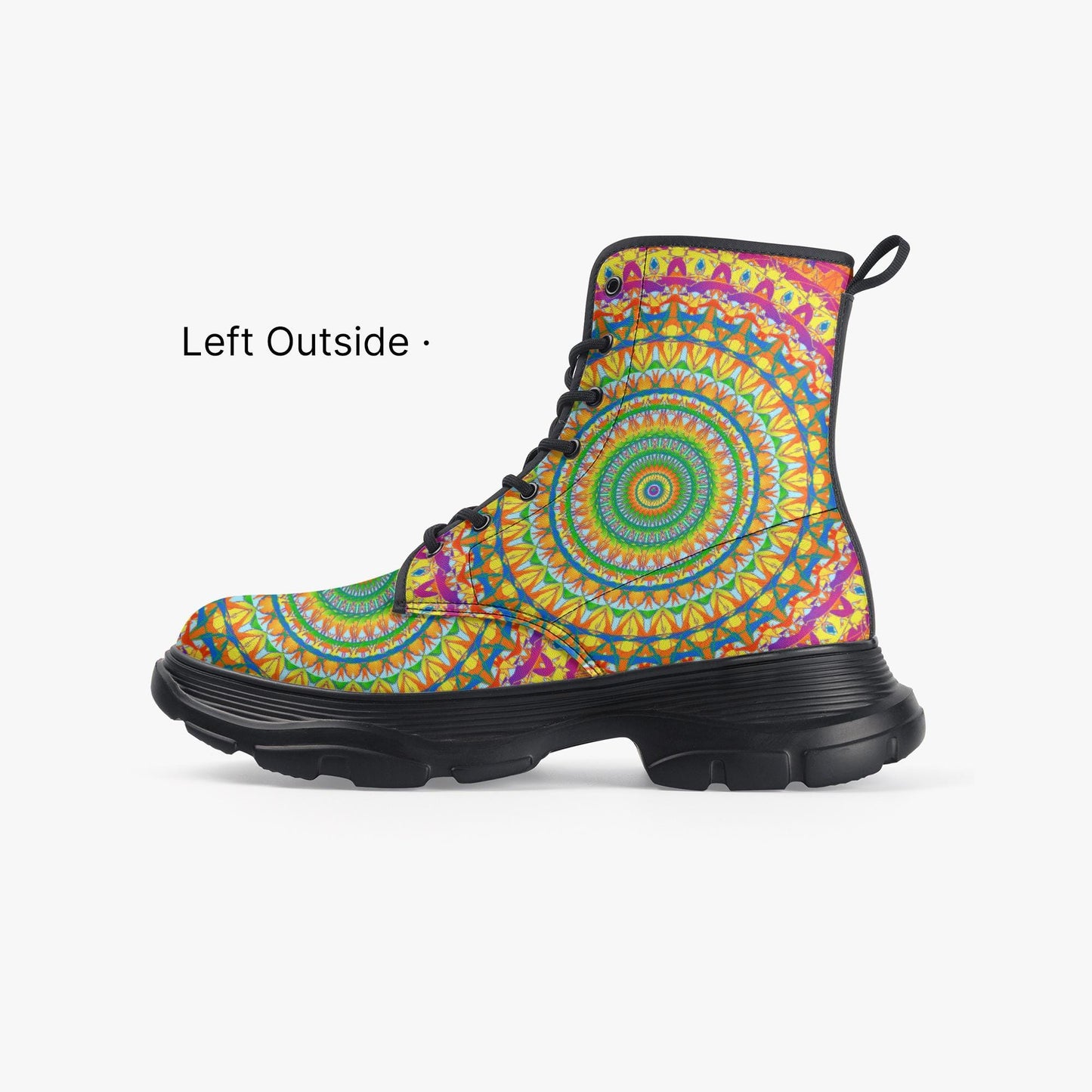 Heavenly Stylish Casual Leather Chunky Boots