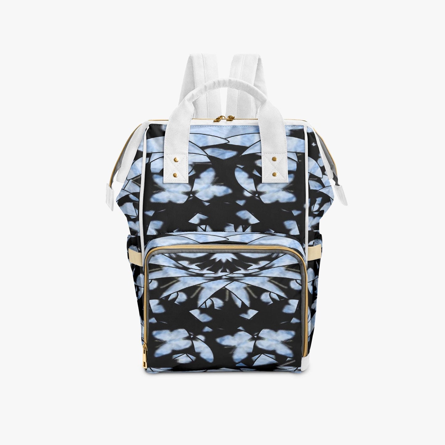 Butterfly Effect In Blue Diaper Backpack