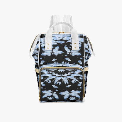 Butterfly Effect In Blue Diaper Backpack