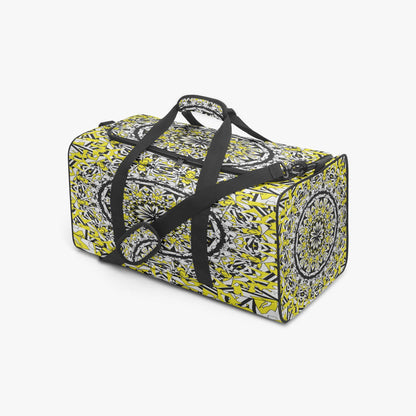 Flower Bloom In Yellow Duffel Bag
