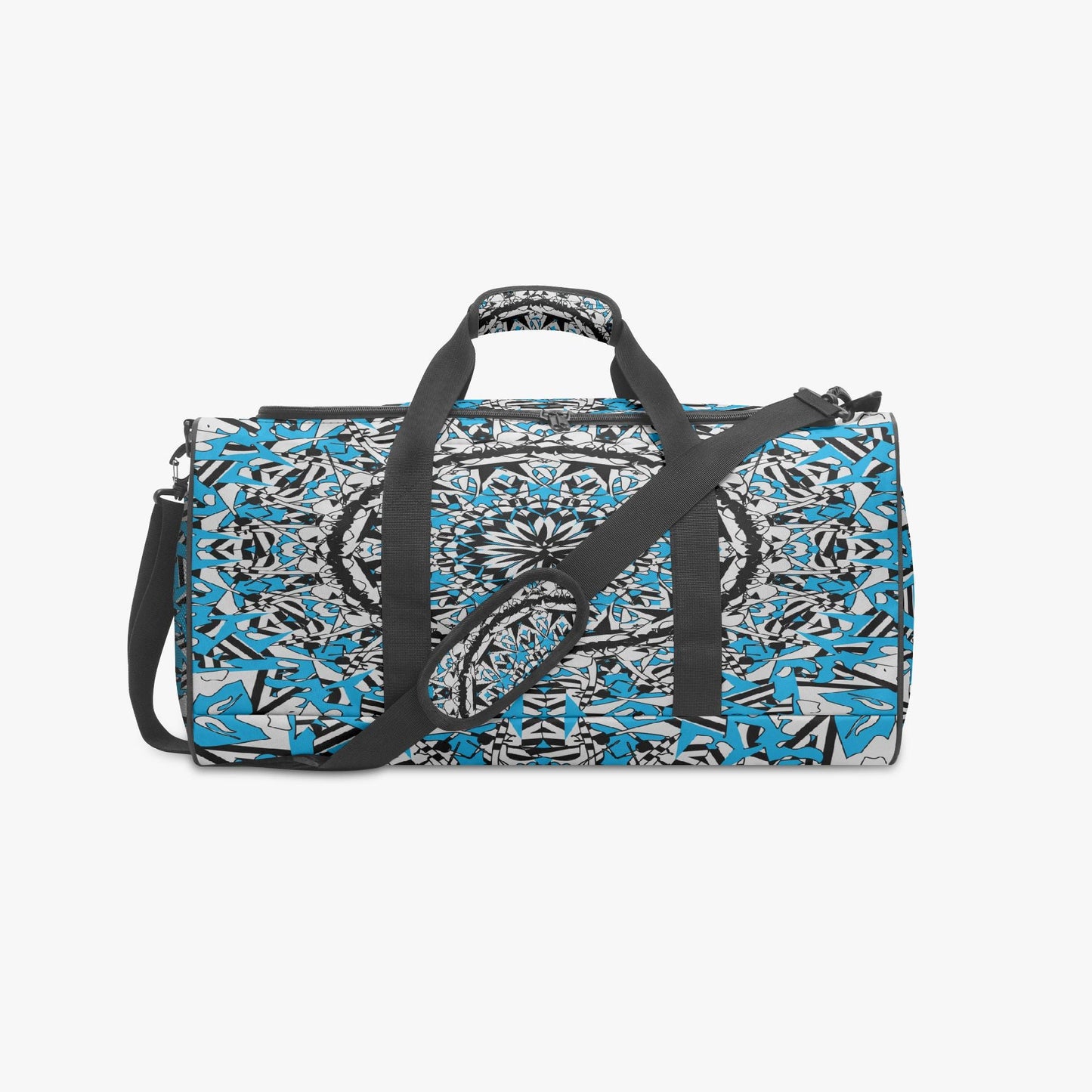 Flower Bloom In Blue Duffel Bag