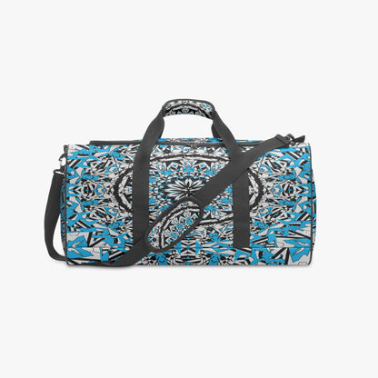 Flower Bloom In Blue Duffel Bag