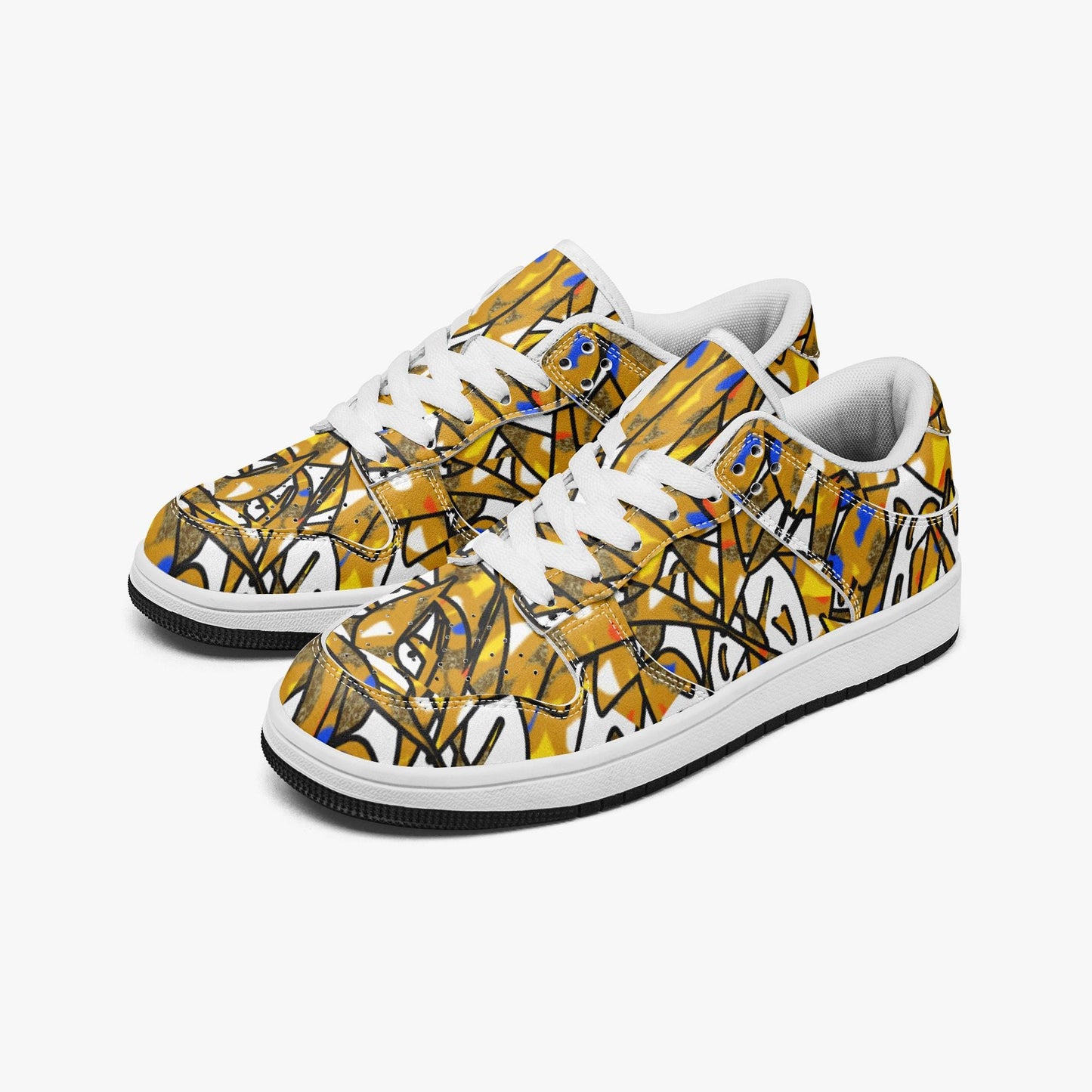 Light Seekers Dunk Stylish Low-Top Leather Sneakers