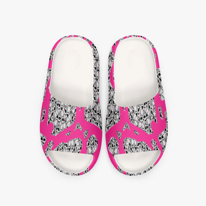 Skulls In Pink AOP Slides