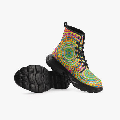 Heavenly Stylish Casual Leather Chunky Boots
