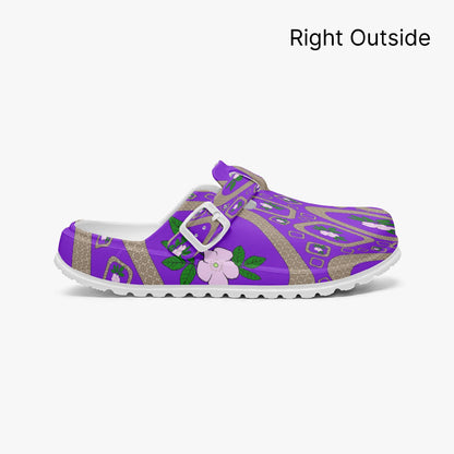 Purple Passion EVA Nurse Clogs