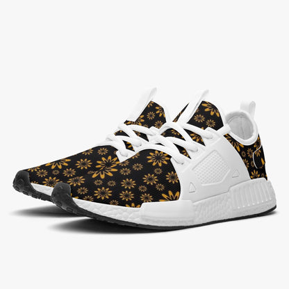 Flower Boomtelyah Lightweight Athletic Sneakers - Backstay Printable