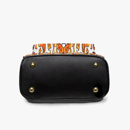 Heavenly Cross All Over Printed PU Backpack