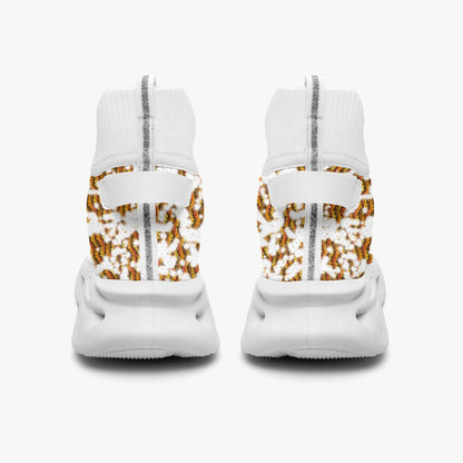 Frosty High-top Bounce Mesh Knit Sneakers