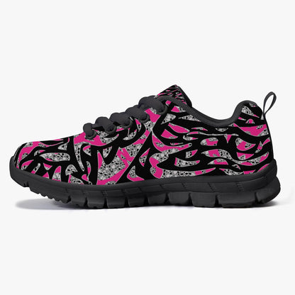 Skullfetti Kids Lightweight Mesh Sneakers - Black