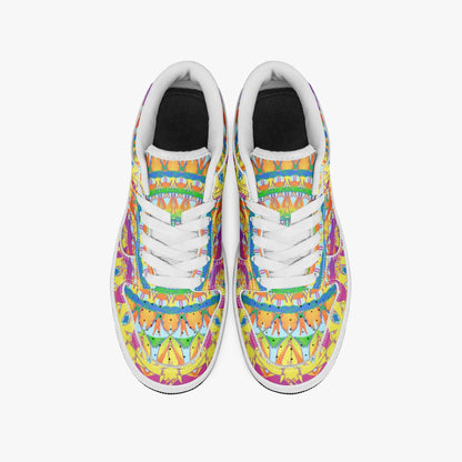 Heavenly Stylish Low-Top Leather Sneakers