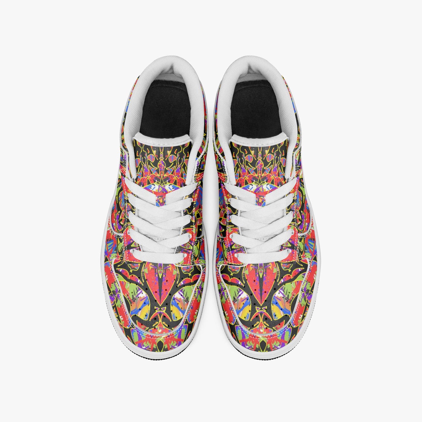 Color Bound Dunk Stylish Low-Top Leather Sneakers