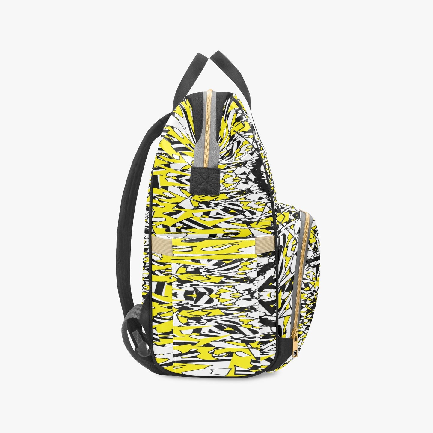 Flower Bloom In Yellow Baby Momaz Diaper Backpack