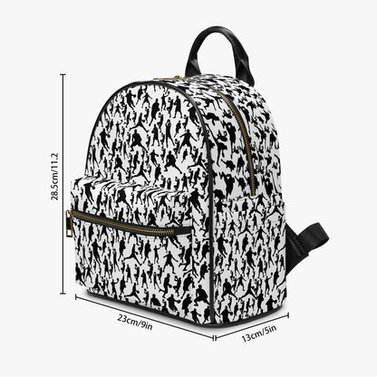 B-Ball Moves All Over Printed PU Backpack