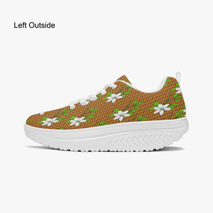 Floral Casual Women’s Mesh Rocking Shoes