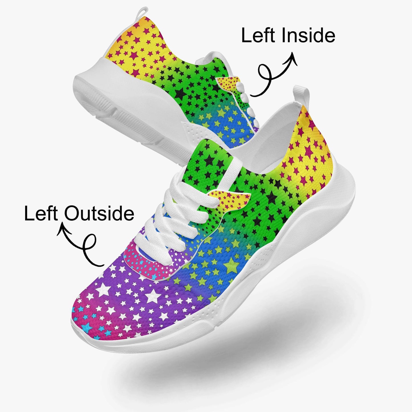 Stars Rainbow Women's Running Shoes