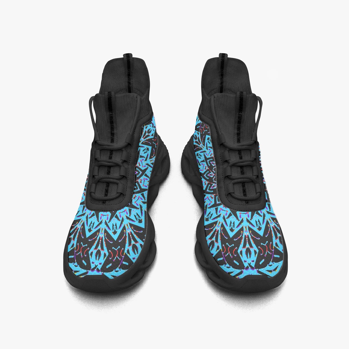Galactic X High-top Bounce Mesh Knit Sneakers