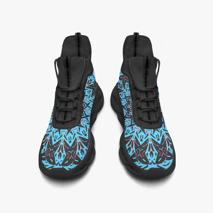 Galactic X High-top Bounce Mesh Knit Sneakers